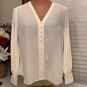 Express ivory blouse